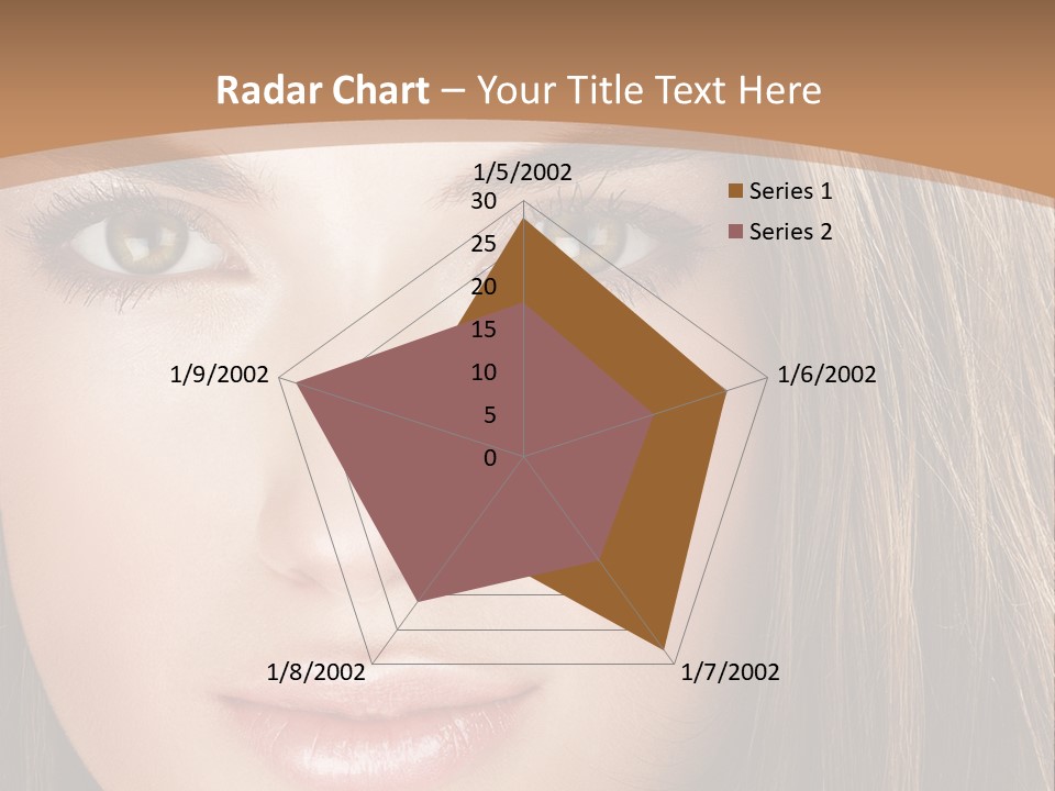 Female Youth Makeup PowerPoint Template