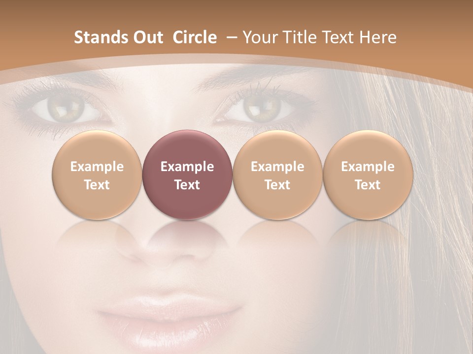 Female Youth Makeup PowerPoint Template