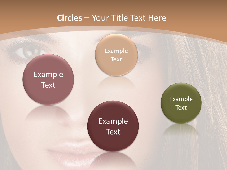Female Youth Makeup PowerPoint Template
