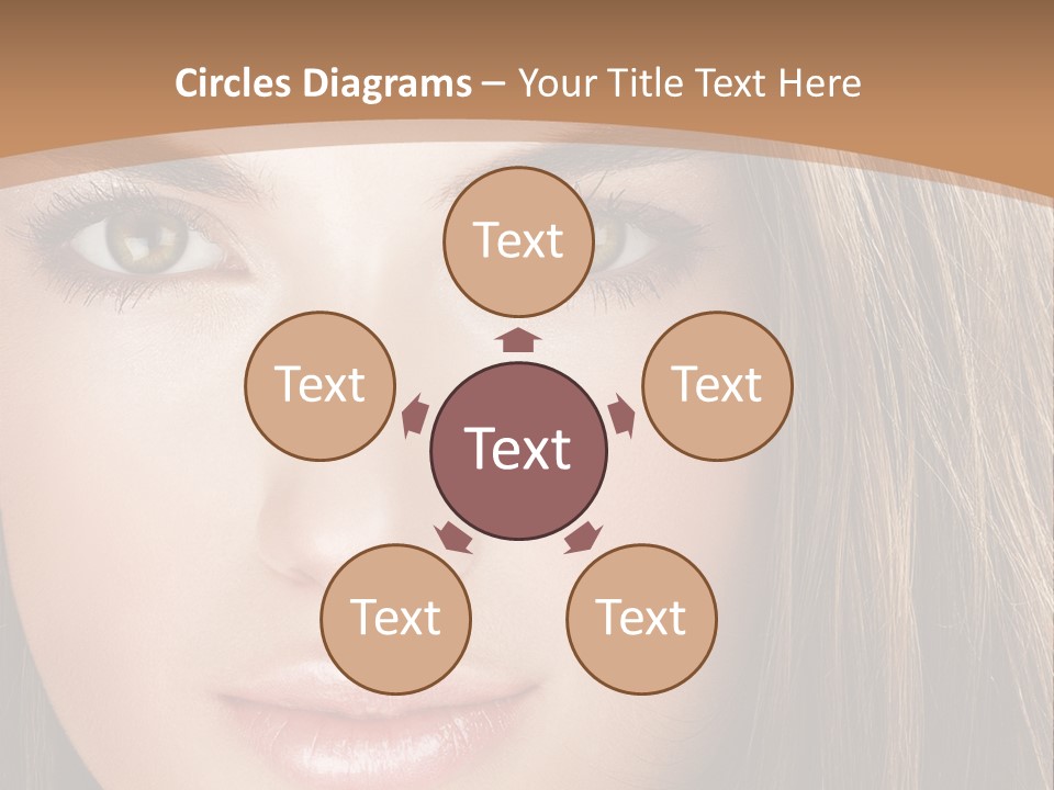 Female Youth Makeup PowerPoint Template