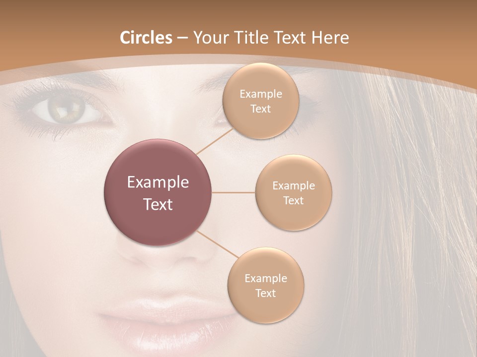 Female Youth Makeup PowerPoint Template