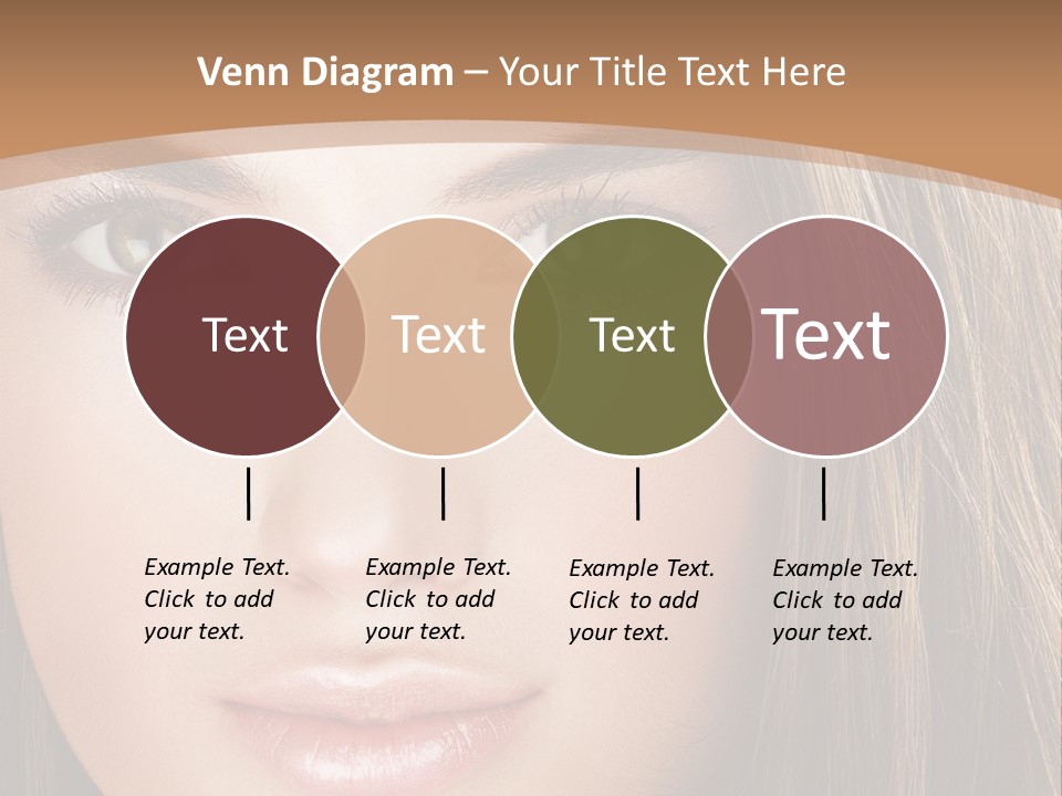 Female Youth Makeup PowerPoint Template