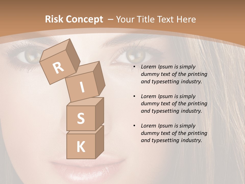 Female Youth Makeup PowerPoint Template