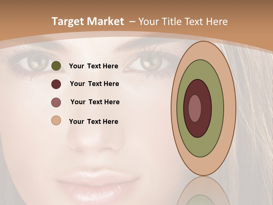 Female Youth Makeup PowerPoint Template