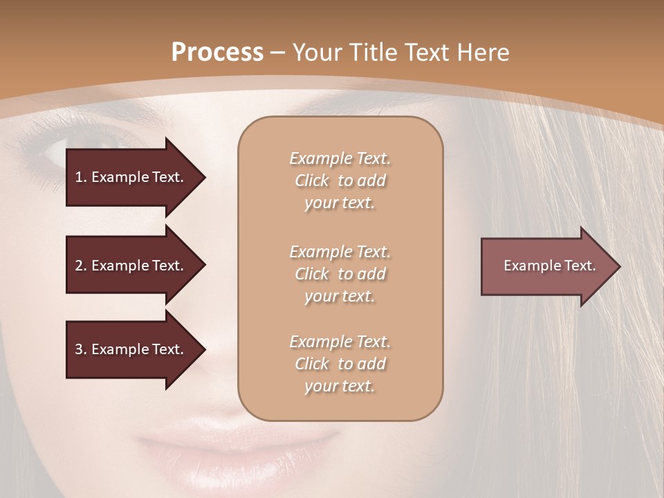 Female Youth Makeup PowerPoint Template