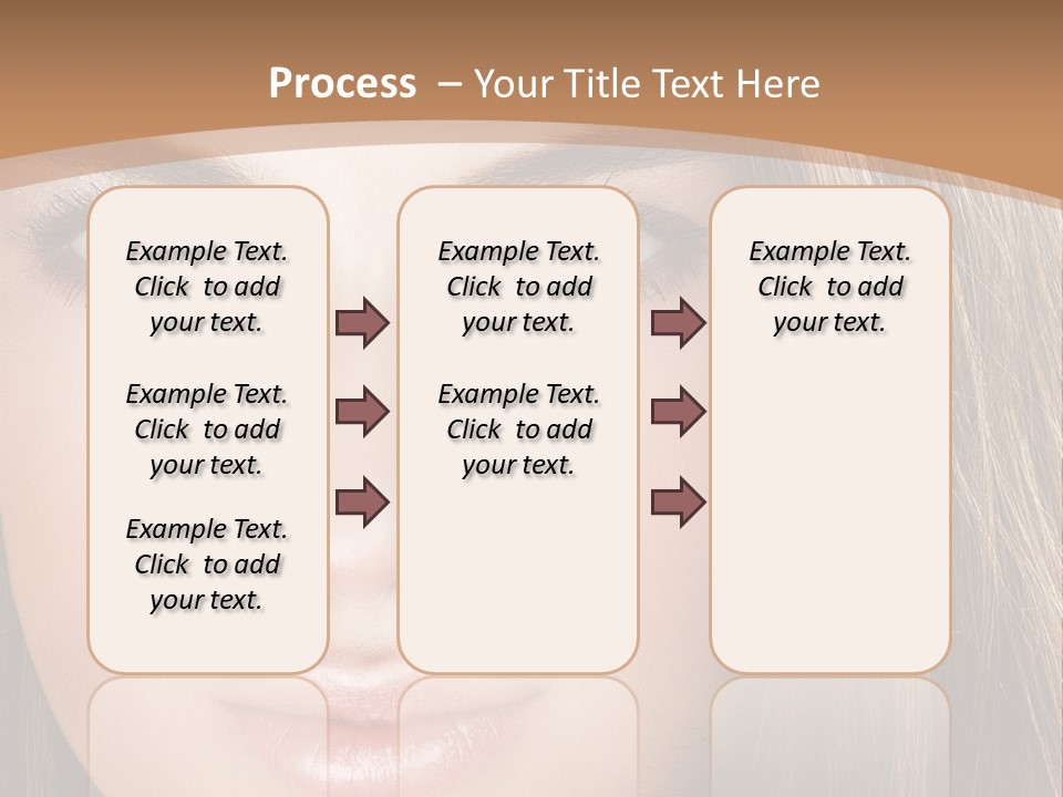 Female Youth Makeup PowerPoint Template