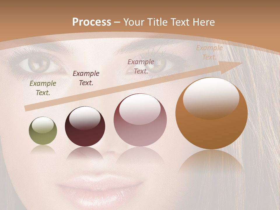 Female Youth Makeup PowerPoint Template