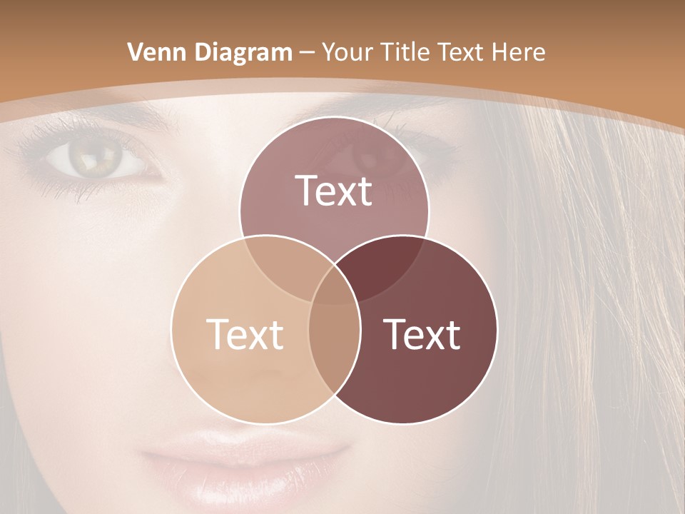 Female Youth Makeup PowerPoint Template