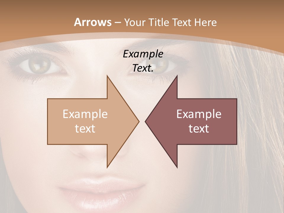 Female Youth Makeup PowerPoint Template