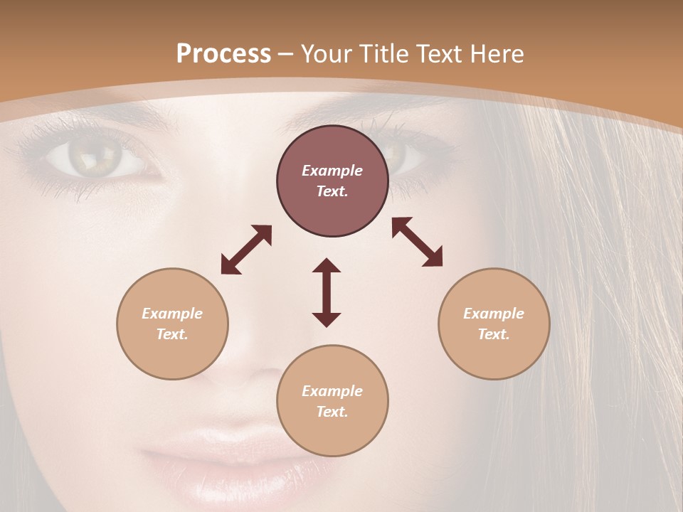 Female Youth Makeup PowerPoint Template