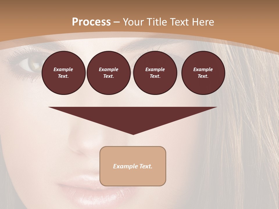 Female Youth Makeup PowerPoint Template