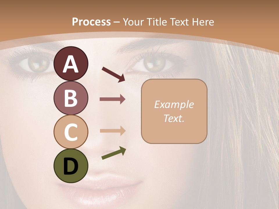 Female Youth Makeup PowerPoint Template