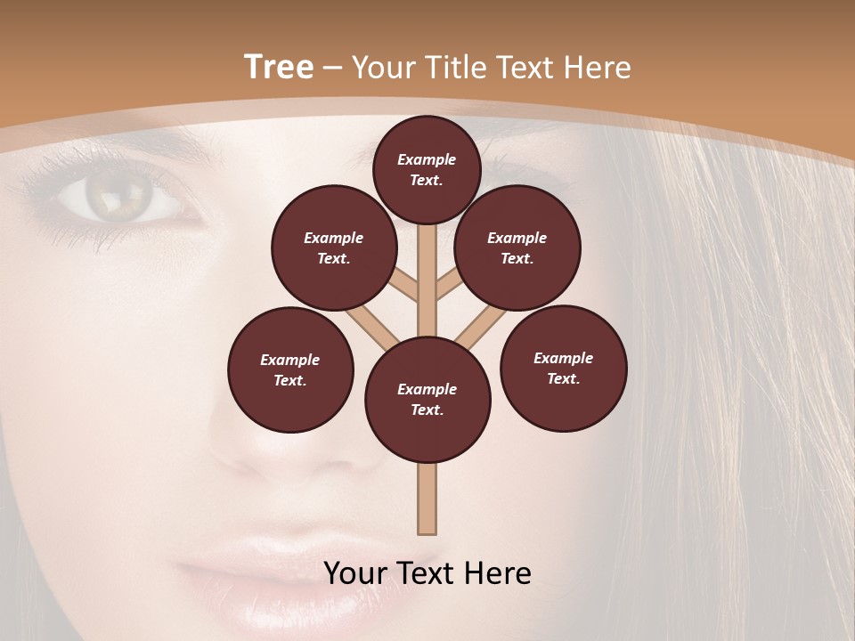 Female Youth Makeup PowerPoint Template