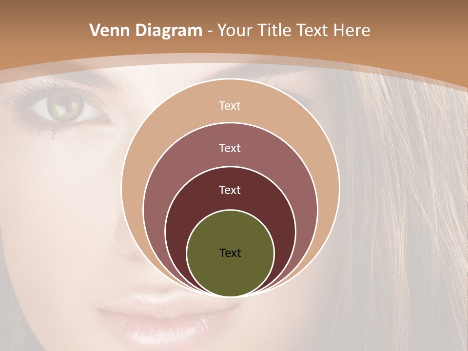 Female Youth Makeup PowerPoint Template