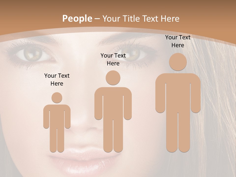 Female Youth Makeup PowerPoint Template