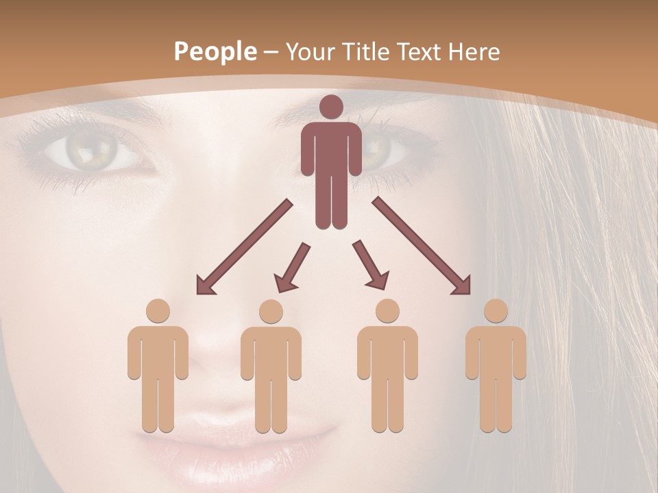 Female Youth Makeup PowerPoint Template