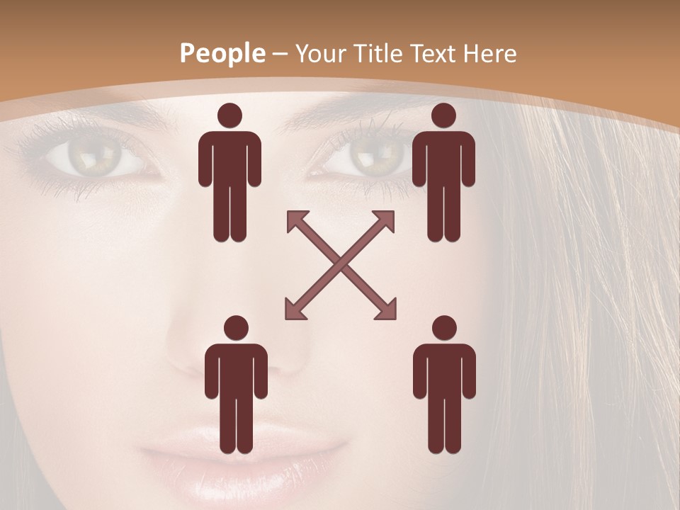Female Youth Makeup PowerPoint Template