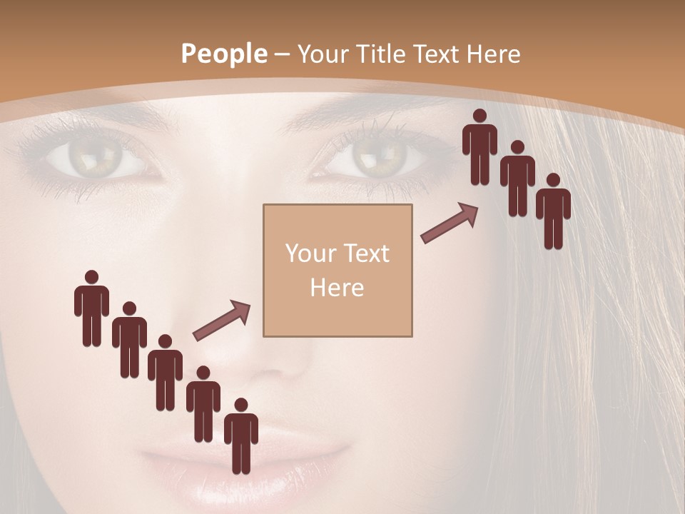 Female Youth Makeup PowerPoint Template