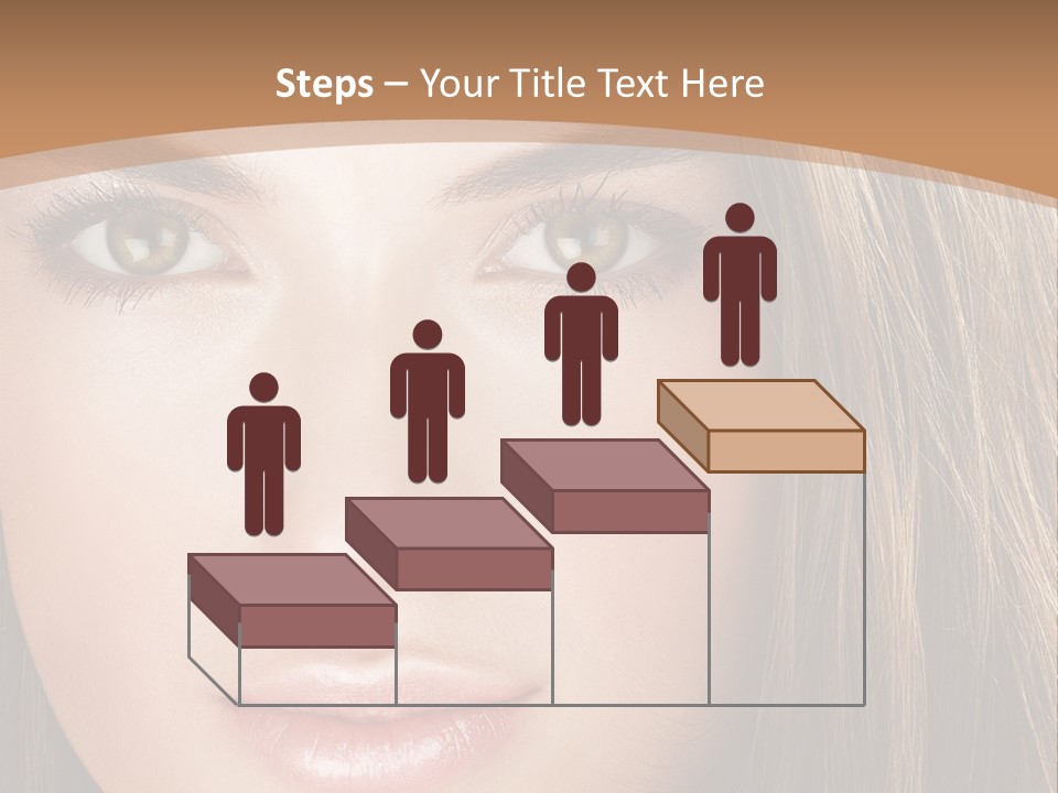 Female Youth Makeup PowerPoint Template