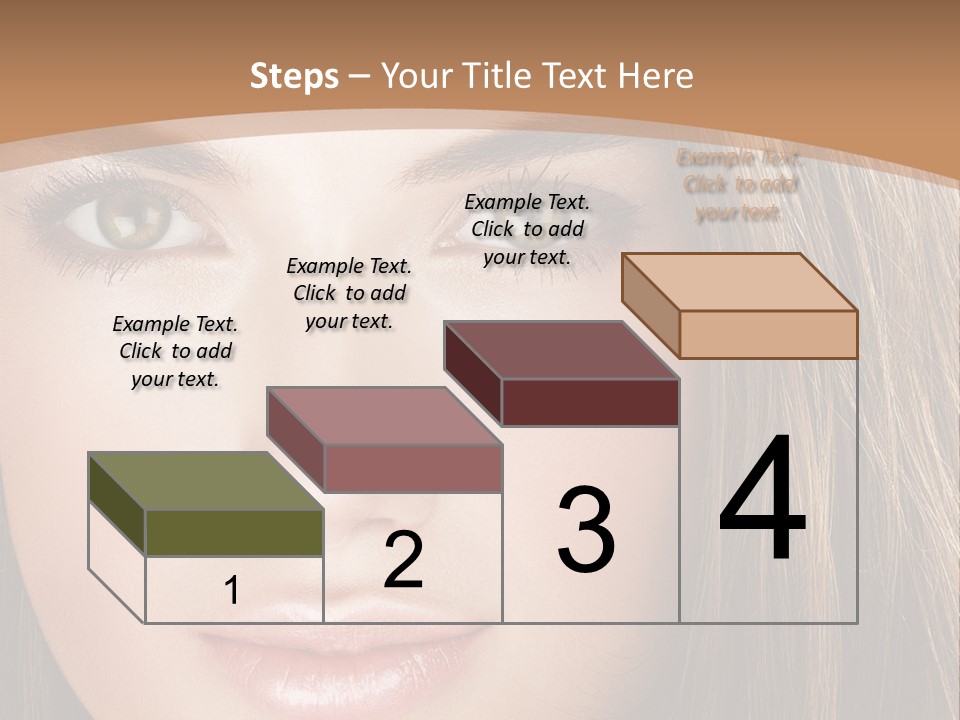 Female Youth Makeup PowerPoint Template