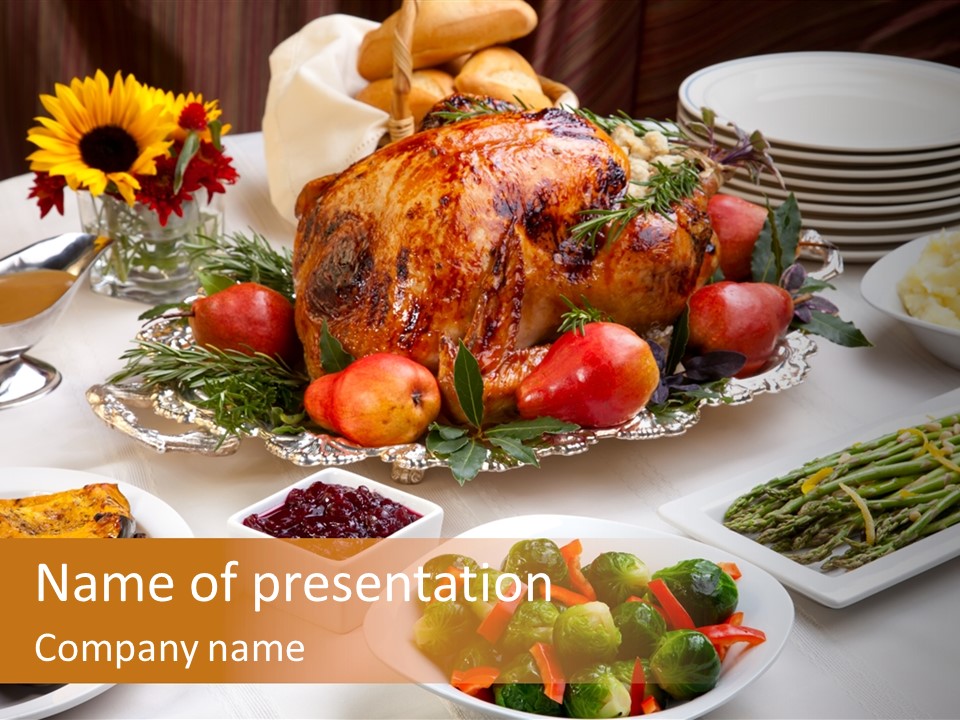 Cranberry Domestic Freshness PowerPoint Template