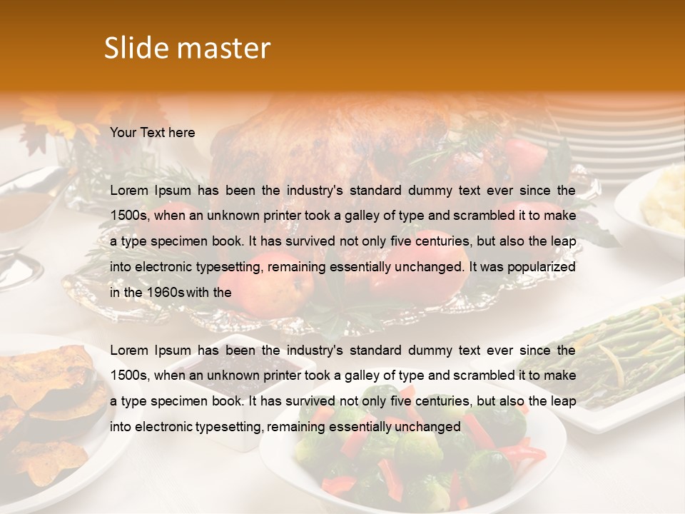 Cranberry Domestic Freshness PowerPoint Template