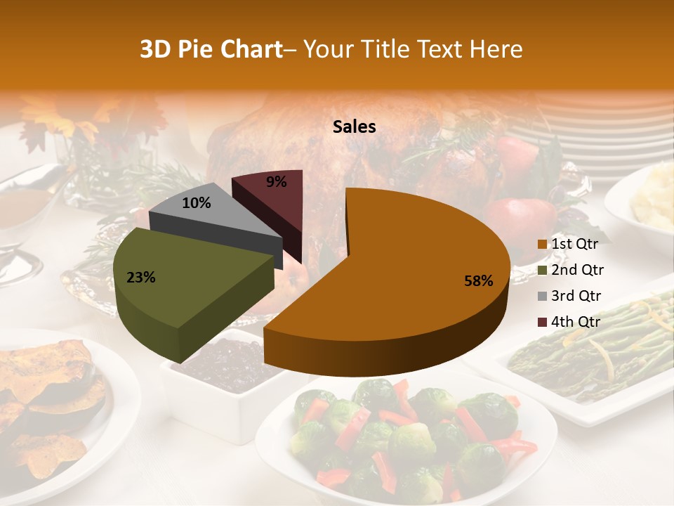 Cranberry Domestic Freshness PowerPoint Template