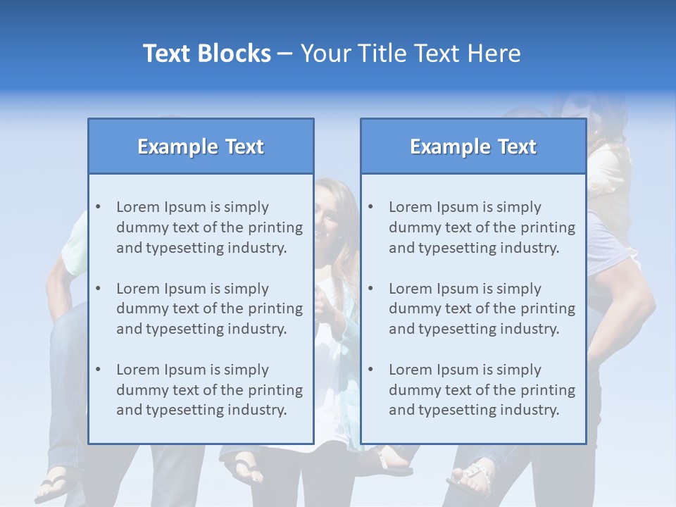 Happiness Piggyback Black PowerPoint Template