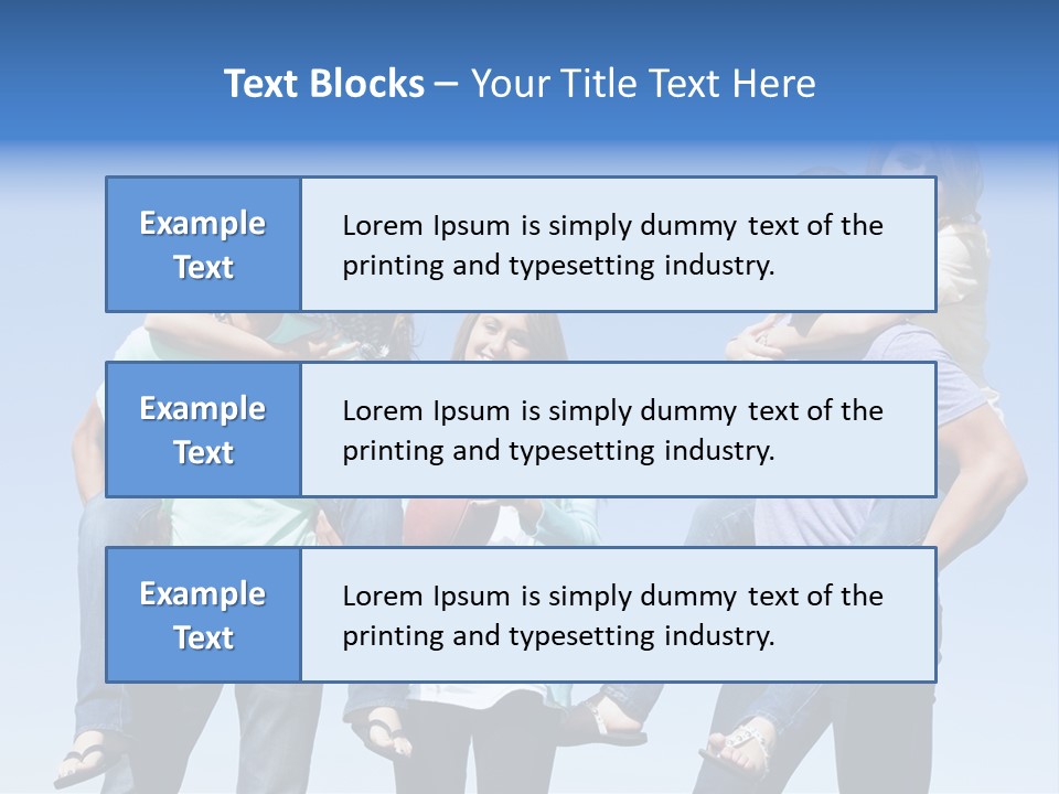 Happiness Piggyback Black PowerPoint Template