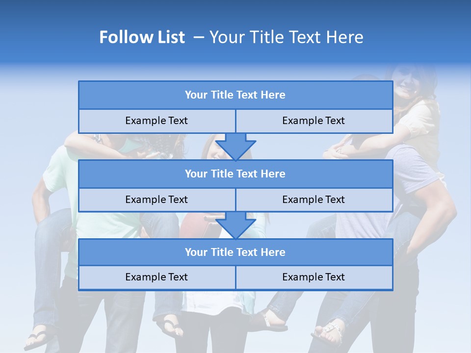 Happiness Piggyback Black PowerPoint Template