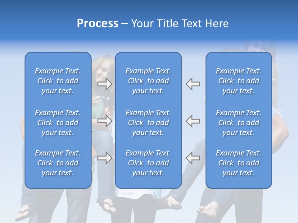 Happiness Piggyback Black PowerPoint Template
