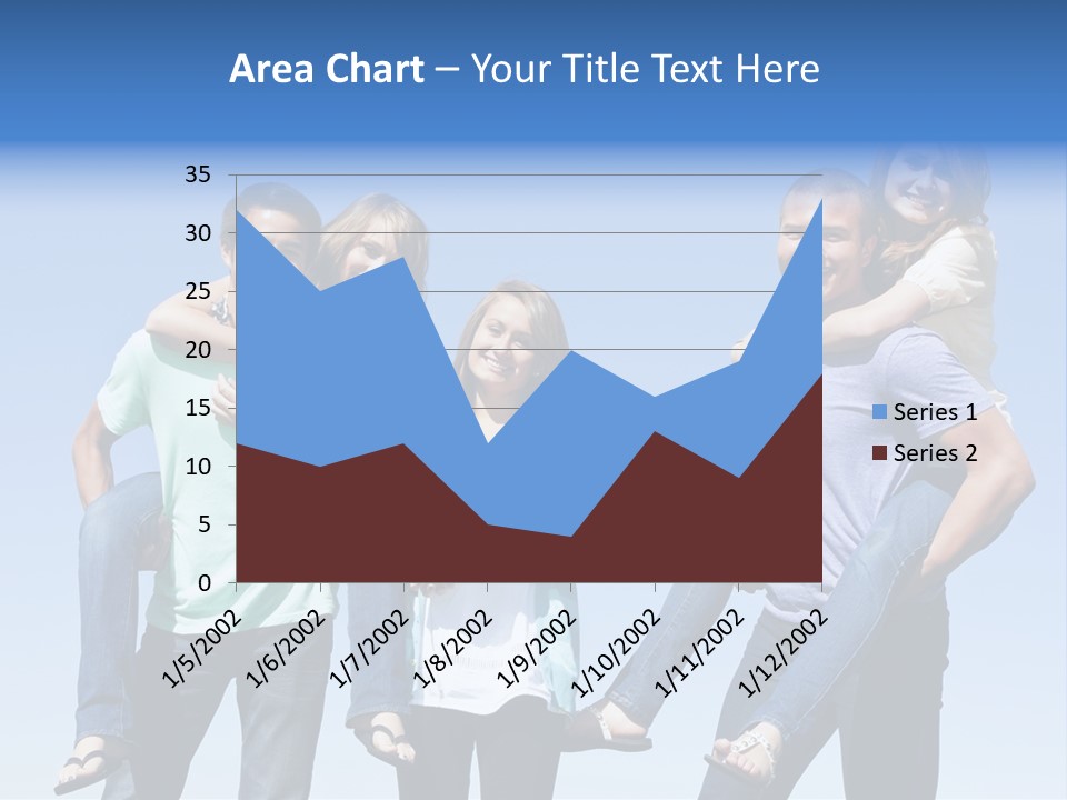 Happiness Piggyback Black PowerPoint Template