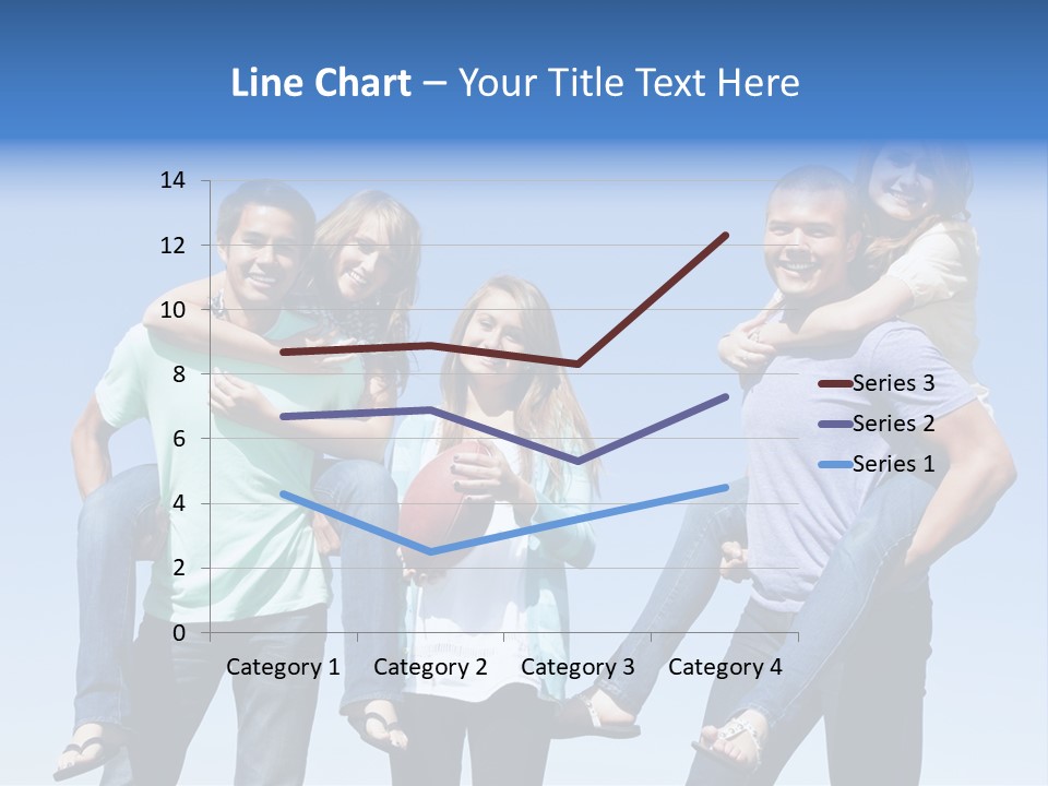 Happiness Piggyback Black PowerPoint Template