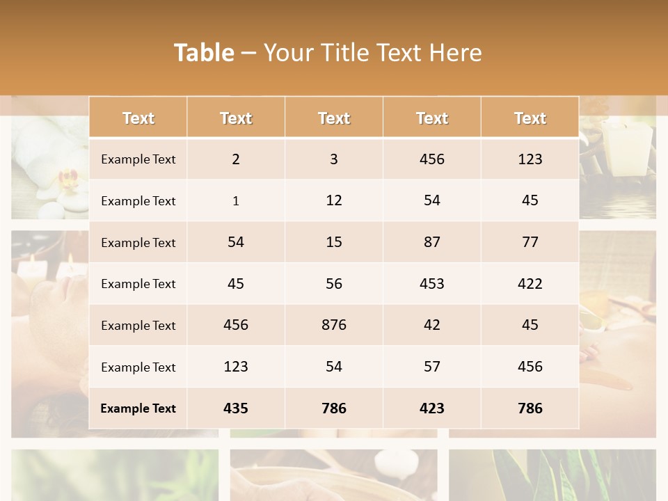 A Collage Of Photos With A Woman Getting A Spa Treatment PowerPoint Template