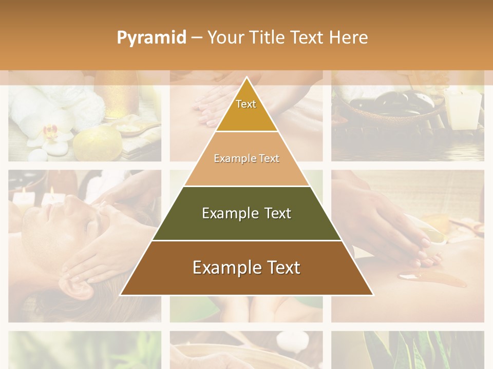 A Collage Of Photos With A Woman Getting A Spa Treatment PowerPoint Template