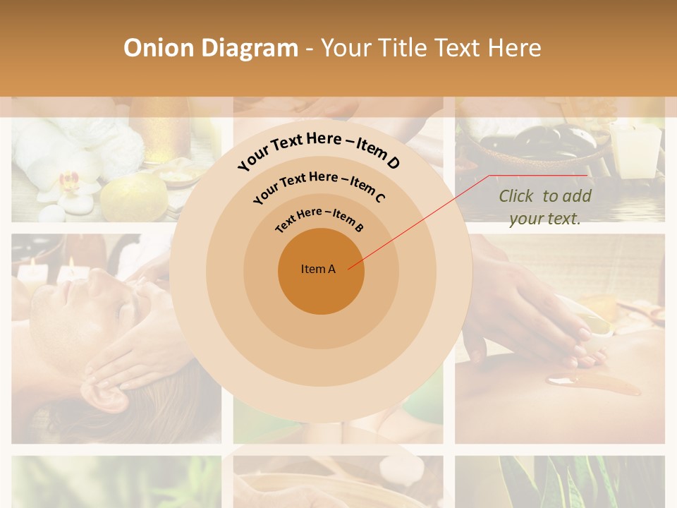 A Collage Of Photos With A Woman Getting A Spa Treatment PowerPoint Template