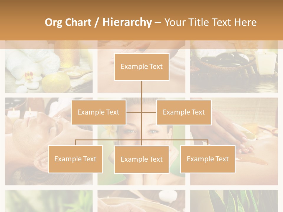 A Collage Of Photos With A Woman Getting A Spa Treatment PowerPoint Template