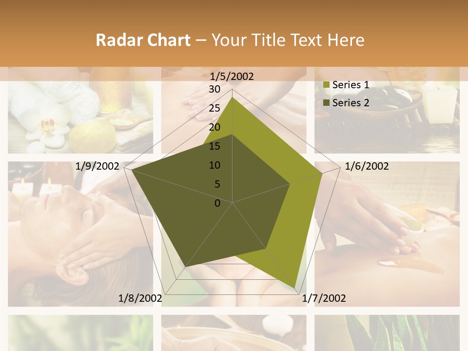 A Collage Of Photos With A Woman Getting A Spa Treatment PowerPoint Template