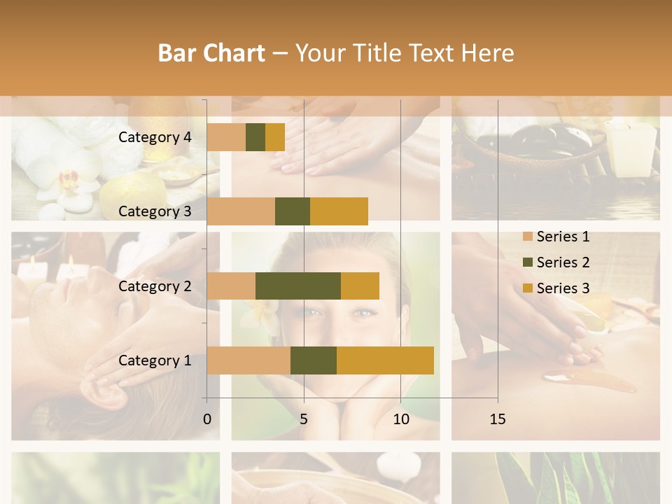 A Collage Of Photos With A Woman Getting A Spa Treatment PowerPoint Template