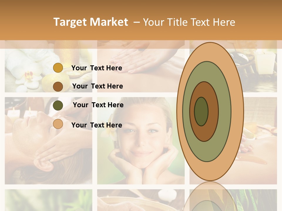 A Collage Of Photos With A Woman Getting A Spa Treatment PowerPoint Template