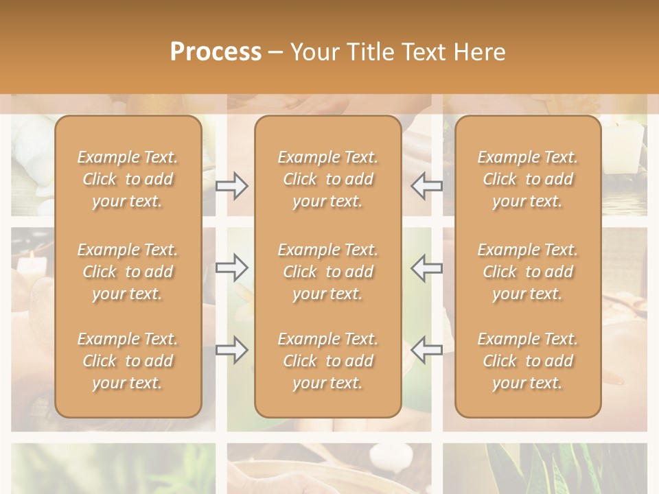A Collage Of Photos With A Woman Getting A Spa Treatment PowerPoint Template