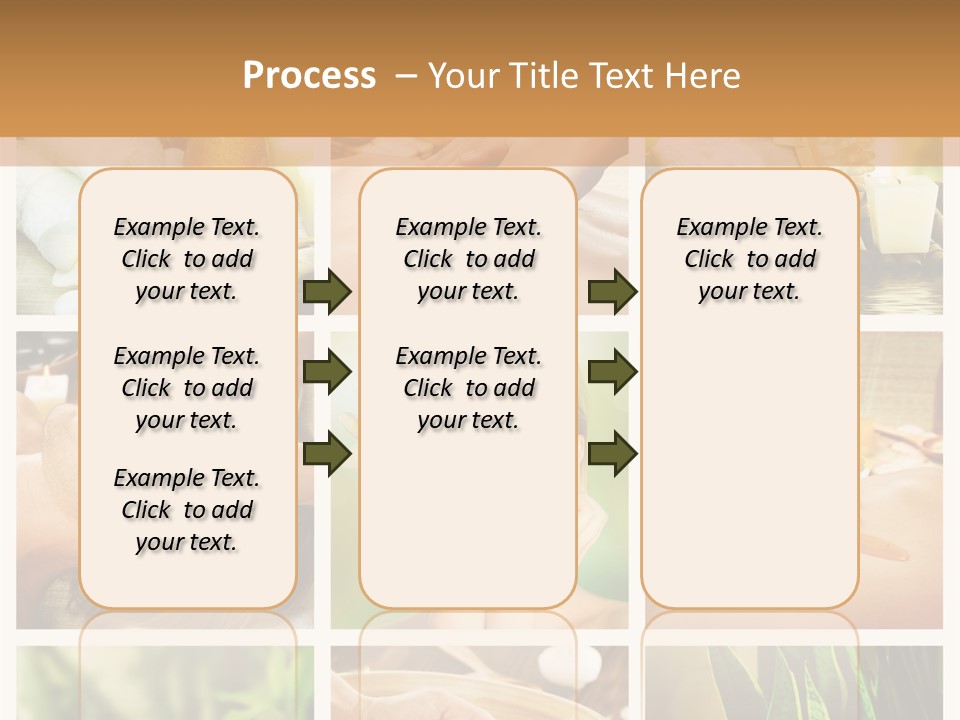 A Collage Of Photos With A Woman Getting A Spa Treatment PowerPoint Template
