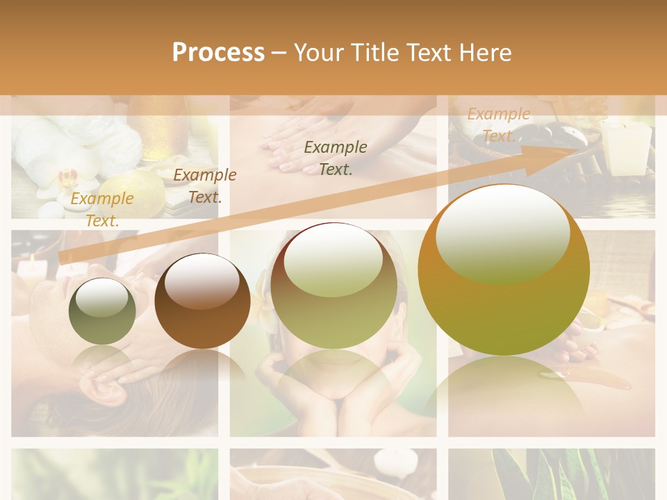 A Collage Of Photos With A Woman Getting A Spa Treatment PowerPoint Template