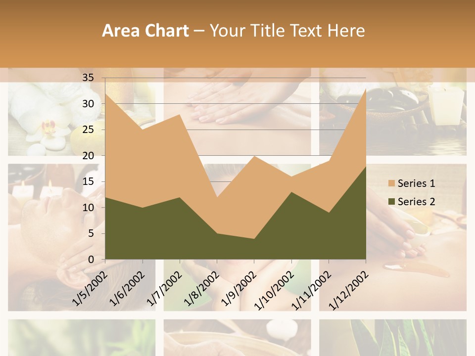 A Collage Of Photos With A Woman Getting A Spa Treatment PowerPoint Template