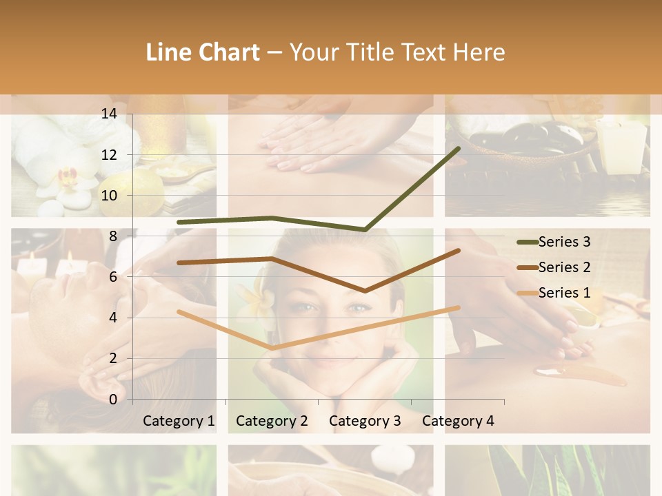 A Collage Of Photos With A Woman Getting A Spa Treatment PowerPoint Template