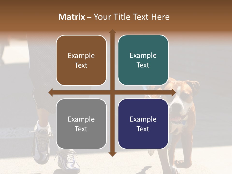 Santa Doggy Dog PowerPoint Template