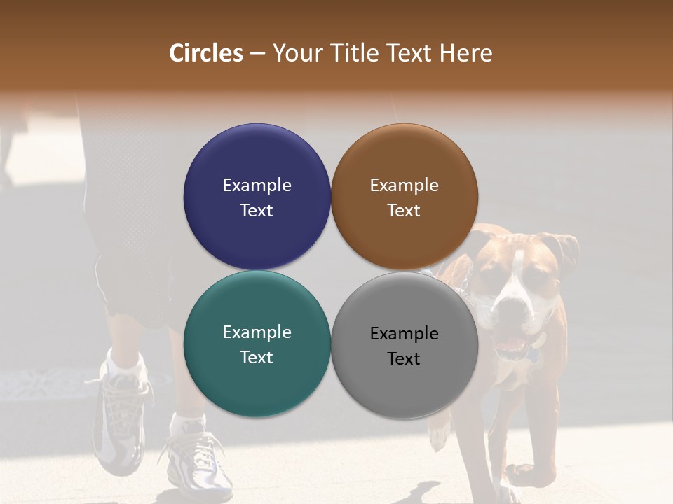 Santa Doggy Dog PowerPoint Template