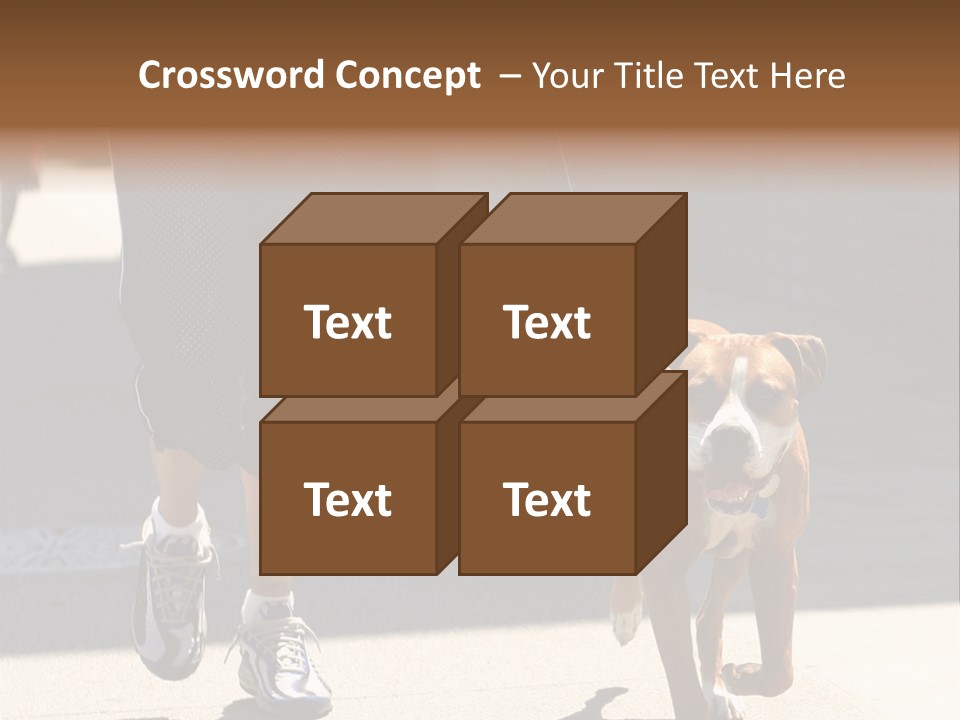 Santa Doggy Dog PowerPoint Template