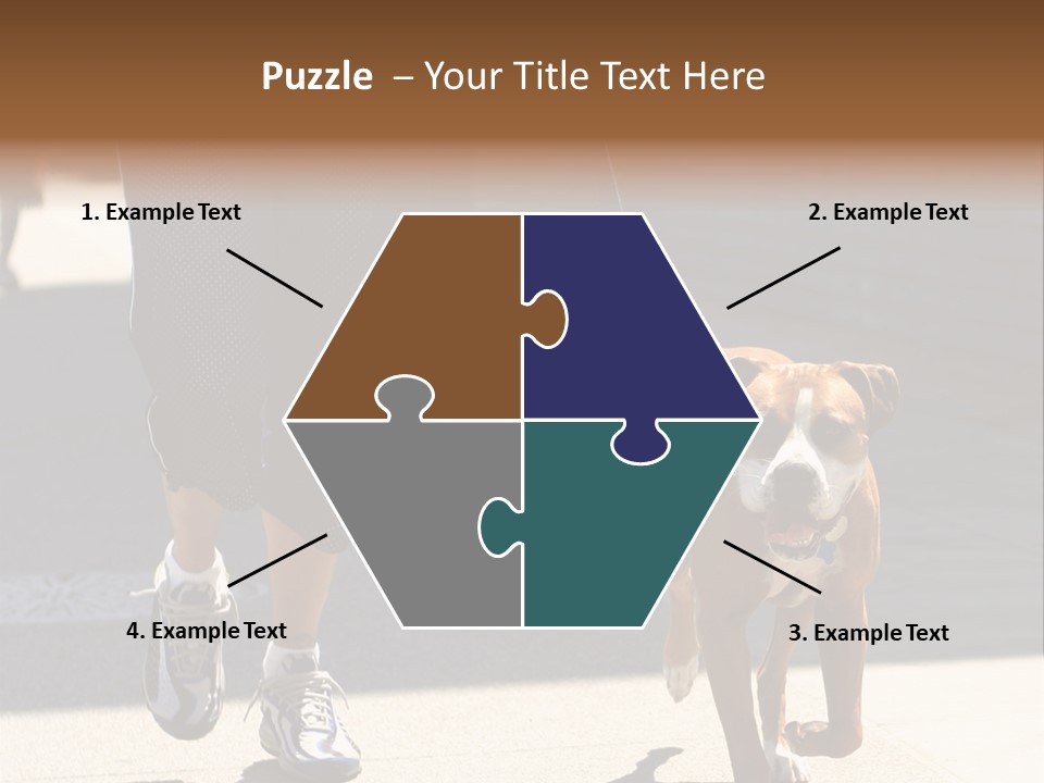 Santa Doggy Dog PowerPoint Template