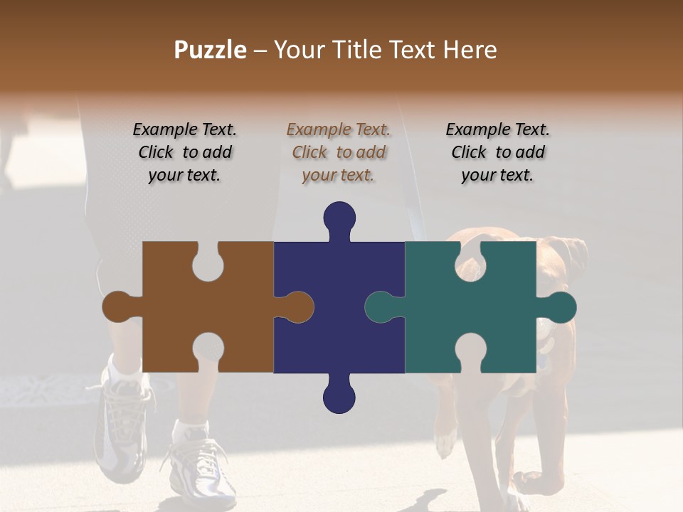 Santa Doggy Dog PowerPoint Template